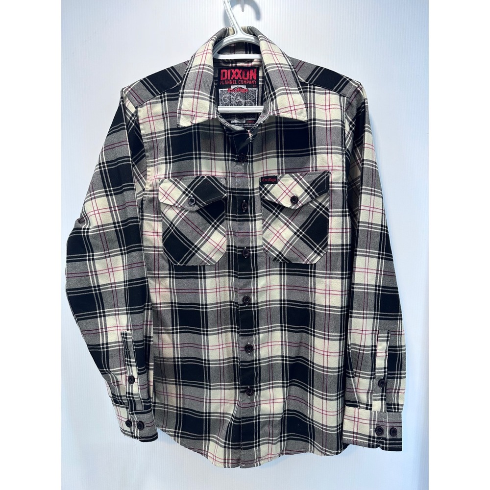 Dixxon Flannel Company Cro‎ Maggs Mens XS Plaid Long Sleeve Button Up Shirt